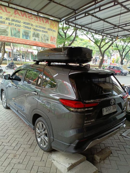 ROOFBOX ROOF BOX INNOVA ZENIX SLIM IMPORT GLOSY FULL SET Aksesoris