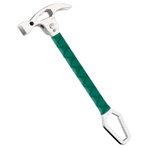 Multifunction Adjustable Angle Claw Hammer Tool With Hex Screw Holes Durability Steel Construction Home Repair Essential