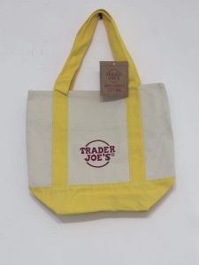 Trader Mini Canvas Tote bag Double Side Pocket Embroidered