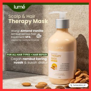 LUME Scalp & Hair Therapy Mask Lumecolors Masker Rambut Anti Rontok NON PARABEN CONDITIONER NON SILIKON ANTI RONTOK