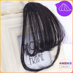 Amoki 3D Air Bangs Thin Air Bangs Air Bangs Fake Bangs Lady Bangs Wig Piece