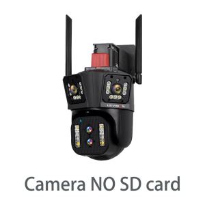 8K 16MP Three Lens WIFI CCTV Camera 10X Hybrid Optical Zoom Linkage PTZ Humanoid Tracking Home Security Camera Outdoor Waterproof Full Color Night Vision 24 Hours Video Recording IP Camera