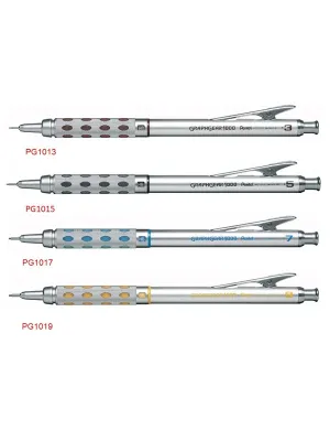 ดินสอกด เก็บหัวดินสอ สำหรับการเขียนแบบ และการใช้งานทั่วไป Pentel GRAPHGEAR 1000 ขนาด 0.3 0.5 0.7 และ 0.9