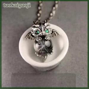 tuokaiguoji Chinese Style Cute Dragon Necklace For Men Women Vintage Exquisite Animal Pendant Necklace Jewelry Accessories Good Lucky Gifts