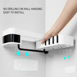 1PCS 180 degree rotation Dropship Corner Shower Shelf Bathroom Shampoo Shower Shelf Holder Kitchen Storage Rack Organizer Wall Mounted Bathroom Gadgets