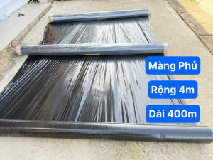 Màng phủ Khổ rộng 4m - Chiều dài 400m ( Dùng trong nông nghiệp làm vườn và thi công công trình ).