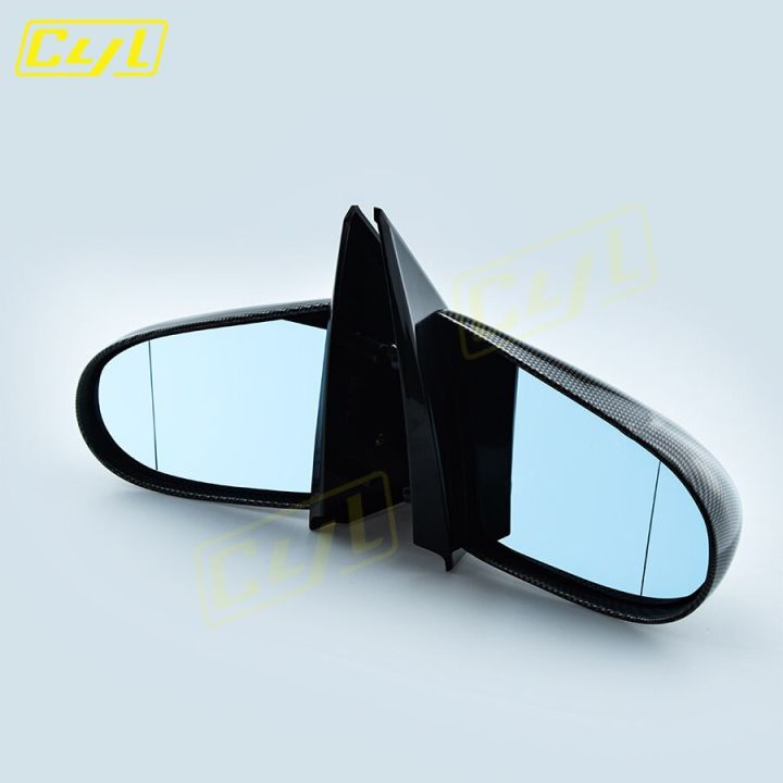 JDM Racing Carbon Film Spoon Style Manual Adjustable Car Side Rearview