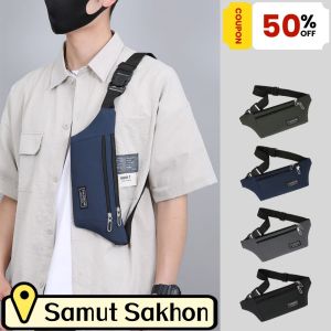 QNQN 【การจัดส่งสินค้า 2-3 วัน】ผู้ชายและผู้หญิงกีฬากลางแจ้งกระเป๋าเอวมัลติฟังก์ชั่นวิ่งกระเป๋าโทรศัพท์มือถือ กระเป๋าเข็มขัดที่ไม่เห็นได้