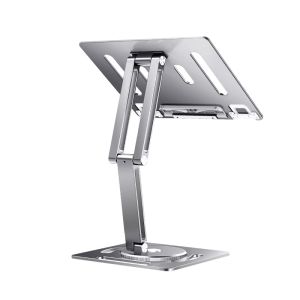 Oatsbasf Z18S Aluminium Laptop Stand 360 Rotable Height Angle Adjustment Tablet Support Holder Multifunctional Reading Book Bracket