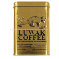 Worcas Luwak Coffee 100gr Pure Wild Kopi Loewak Kemasan Kaleng Kadar Kafein Lebih Rendah. 