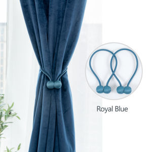 [Bundle of 2]Creative Magnetic Curtain Tie Rope Window Curtain Backs Tie Magic Household Decor Buckle