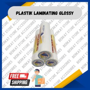 Plastik Laminating Roll Film Coral Glossy