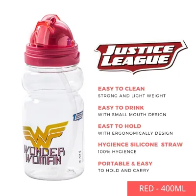 Poly-Pac Elianware DC Justice League Baby Tumbler with Straw 400ml - SKN5251