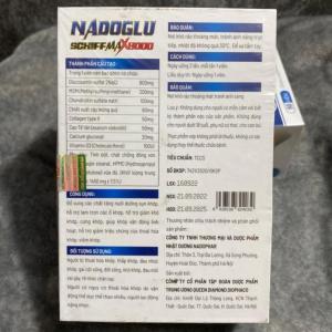 Thực Phẩm Bảo Vệ Sức Khỏe Nadoglu Schiffmax8000 50 Viên – Glucosamin 800mg Hỗ Trợ Khô Cứng Khớp
