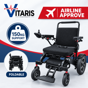 [Airline Approved] Electric Wheelchair Foldable Lightweight Kerusi Roda Elektrik Heavy Duty OKU