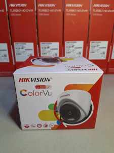 Hikvision DS-2CE70DF0T-LPFS 2MP Mic Smart Hybrid Light ColorVu Indoor Fixed Turret Camera