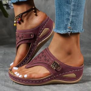 [Free Shipping] WomenS Shoes 26 Styles Of Flip-Flops WomenS Large-Size Toe-Post Sandals Breathable And Stylish Versatile And Lightweight Sandals For Women