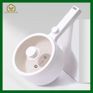 Nồi Lẩu Điện Nồi Nấu Mì Nồi Điện Mini Chống Dính Đa Năng Dung Tích 1.5L Công Suất 600W