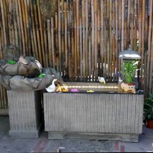 Large Flowing Water Ornaments Chinese Style Living Room Entrance Feng Shui Fortune Floor Water Landscape Fish Pond Fountain Landscape