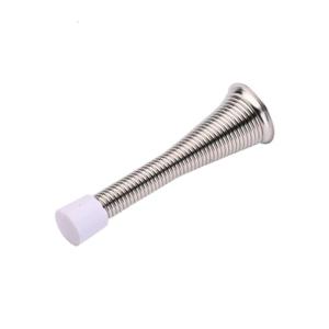 83mm/85mm Spring Door Stops for Inside Doors Flexible Spring Door Stoppers Heavy Duty Stop Wall Protector with Bumper Tip