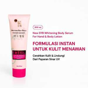 LADYSTYLE SYB BODY SERUM GLUTATHION PINK NEW BY SYB BPOM