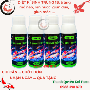 Thuốc diệt kí sinh trùng cho cá Koi cá cảnh Fish 9