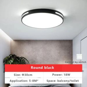 YHLAMP 【3 Years Warranty】Tricolor Ultra-Thin LED Aisle Ceiling Lights Modern Corridor Light Living Room Center Light Led Chandelier Ceiling Light Bedroom Light Aisle Light SALA Bedroom light Ceiling Lights Acrylic Ceiling Lamp For Home 220v