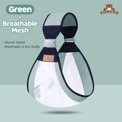 Baby Wrap Carrier Stretchable Newborn Wrap Carrier Comfortable Breathable Multifunctional Sling Bag