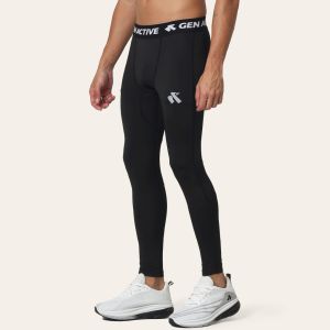 GEN ACTIVE Celana Legging Olahraga Pria Celana Leging Cowok Panjang Baselayer Sport Running Fitness