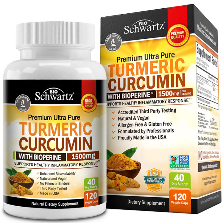 Curcumin 1500 mg. Nagbibigay ng pinakamataas na potency. Ang 95% standardized curcuminoids ay nagbibigay ng premium na suporta para sa mga joints at malusog na pamamaga.