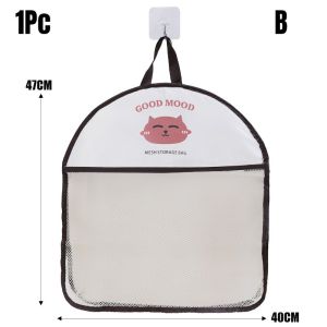 Đồ Lót túi lưu trữ treo tường lưới thoáng khí túi vớ túi lưu trữ ngăn chứa tủ quần áo đồ chơi búp bê túi lưu trữ