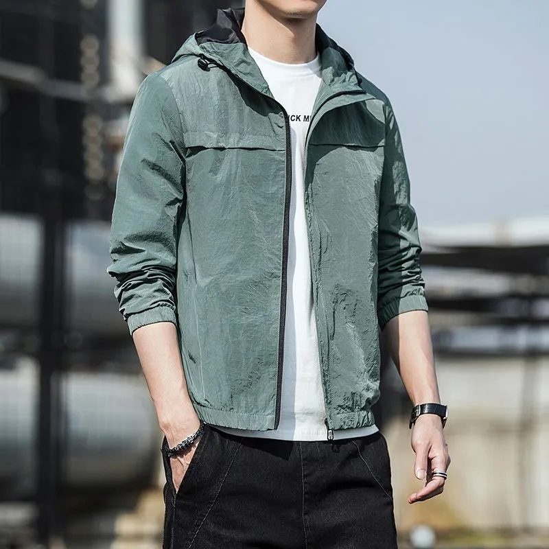 Bomber Jacket Men Popular Hooded Jacket High Quality #fashion