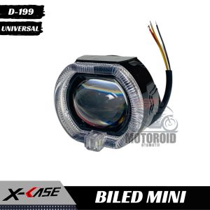Lampu Projie Biled 30watt Cut Off mini 2.5 Inch D2 D3 Jauh Dekat Headlamp Projector Waterproof Universal Semua Motor