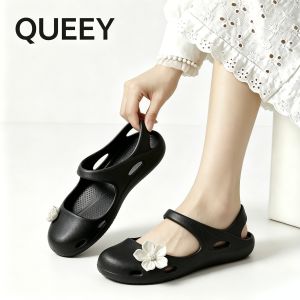 Free Shipping WomenS Yoga Sandals Summer 2026 New Model Indoor Non-Slip Slip-On Beach And Stream Hole Slippers For Outdoor Wear