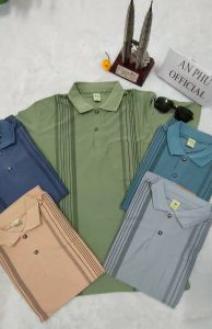 Áo Thun Nam Có Túi Trung Niên Loại Thun Polo Người Lớn Có Cổ Bẻ From Rộng Tay Lỡ AP002 Đủ Màu Size Từ 50 - 75kg
