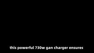 730w Gallium Nitride Desktop Charger Universal for mobile phones and computers usb Fast Charge 6C4A Multi-port charger
