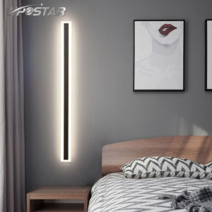 Nordic Minimalist Long Wall Lamp Corridor Aisle Entrance Light Creative Acrylic Stair Balcony Light