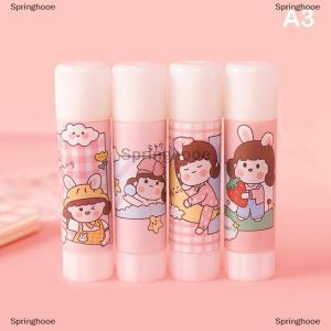 [COD] Springhooe Cute Cartoon Solid Glue Stick Strong Adhesives Non-toxic Sealing Stickers Mini Student Stationery Office School Supplies for Students Kids