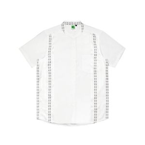 Russ Kemeja Koko Pria Tangan Pendek Attaf White