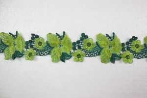 Renda Bordir Roll Motif Zola Lebar 6 cm