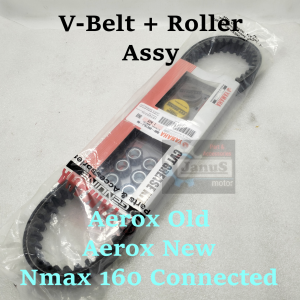 Vanbelt set Roller B65 Aerox Old Nmax New Connected original Yamaha Presisi dan awet tidak putus vbelt assy ori asli YGP (Bisa Cod)