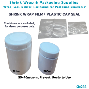 Shrink Wrap Film for Packaging Container/Shrinkable Plastic seal/Cap seal for 500ml to 1liter