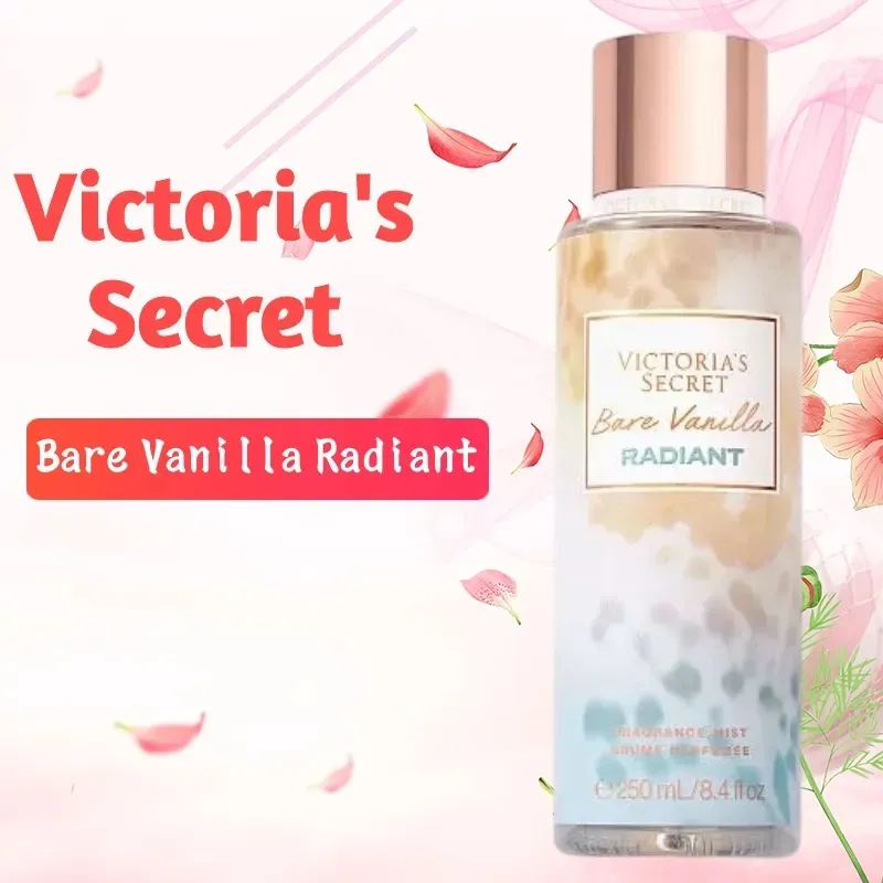 Victoria's Secret VS Bare Vanilla Radiant Fragrance Mist Authentic Perfume  for Women 250mL