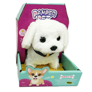 Electric Simulation Dog Plush Doll Toy Smart Called Walking Smart Robot Dog Teddy Children Christmas Gift Children Day