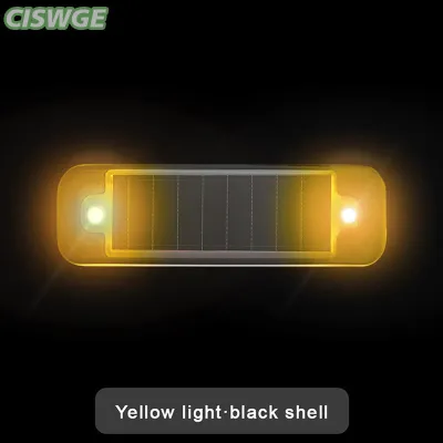 CISWGE Mini LED năng lượng mặt trời điện Xe Cảnh Báo ánh sáng ban đêm an ninh mô phỏng báo động không dây chống trộm thận trọng đèn nhấp nháy giả báo động đèn