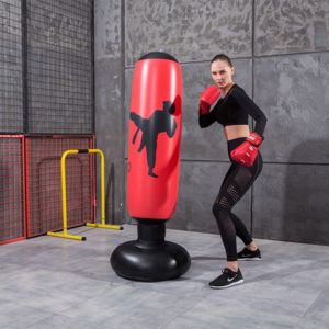 Bao Cát Võ Thuật - Trụ Hơi Đấm Bốc Phản Xạ Phiên Bản 3.0 - Bao Đấm Boxing Tập Võ Tự Đứng Lắc Lư