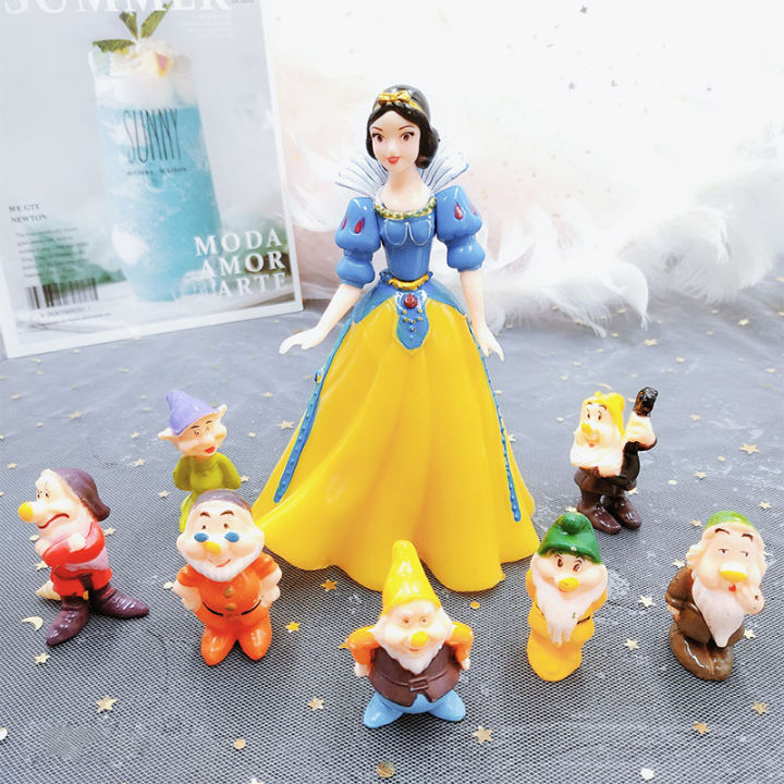 pcs Princess Snow White The Seven Dwarfs Cake Topper