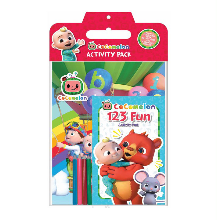 CoComelon Activity Pack For Kids With Colouring Activity Book & Colour ...
