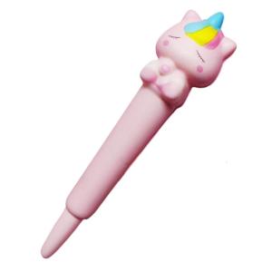 Novelty Stress Relief Gel Pen Fun Squeeze Toy Pen Decompression Pen Stocking Fillers for Student Teacher Mental Worker