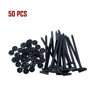(Local Stock) 50Pcs Nylon Universal Cable Tie Buckle Heavy Duty Self-Locking Nylon Zip Ties Holder Multipurpose Plastic Cable Ties Tool Car Daily Repair Home